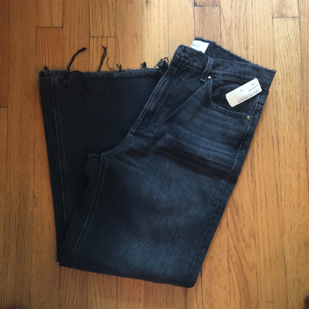 Black jeans. 100% cotton, no yucky stretch spandex